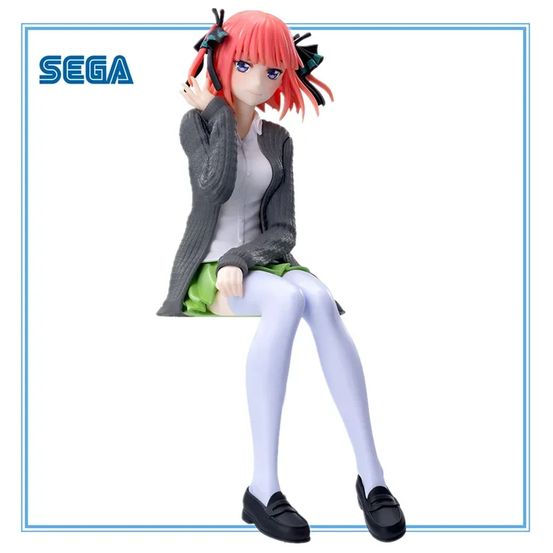 

In Stock SEGA Original The Quintessential Quintuplets Nakano Nino Premium Chokonose Figure Collectible Anime Model Toys Gift