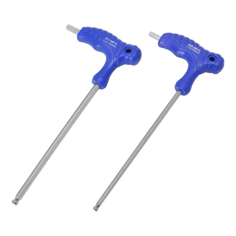H5/H6 5mm/6mm T-Handle Allen per chiave a sfera punta esagonale chiave esagonale riparazione mano troppo Drop Shipping
