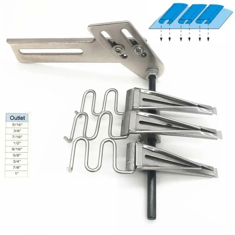 

Multi Tape Attach Folder Binder for VC008 1404P 1412P Kansai Special Multi Needle Sewing Machine Decorative Tape On Jacket