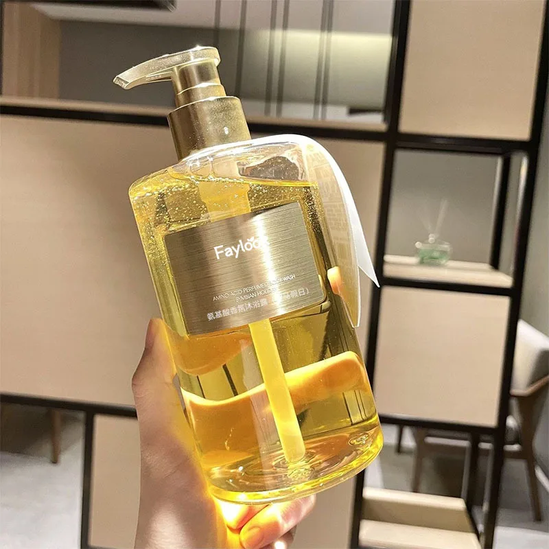 400ml フレグランスボディウォッシュ エボニーローズ 保湿シャワージェル アミノ酸配合 ボディクレンジング 簡単洗浄 フレグランスバスオイル