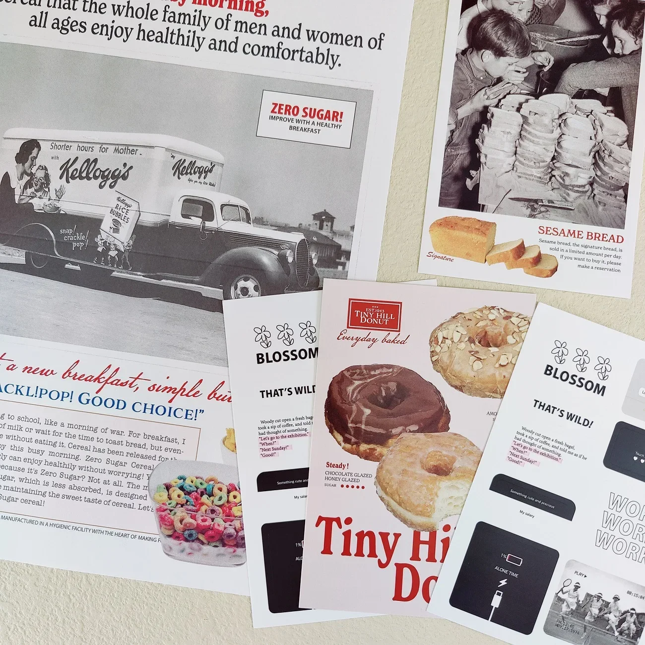 شخصيات OAB الكورية 202hosil مجلة ذات المناظر الطبيعية الخلابة ريترو سكرابوكينغ ملصق المواد التصوير ملصق حزمة الحرف اليدوية