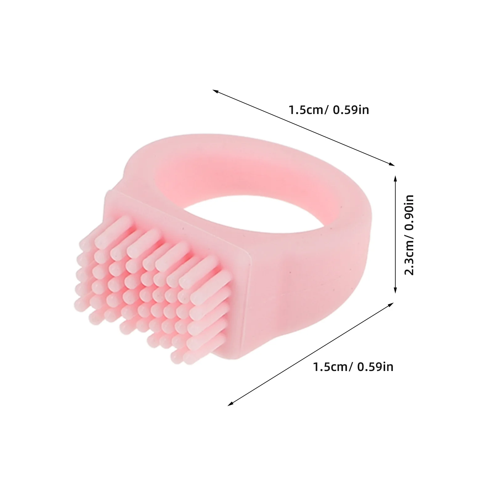 6 قطع من فرشاة الأسنان المحمولة بتصميم البنصر للمسافرين والمسافر المدمجة وسهلة التنظيف وتحسين صحة الفم