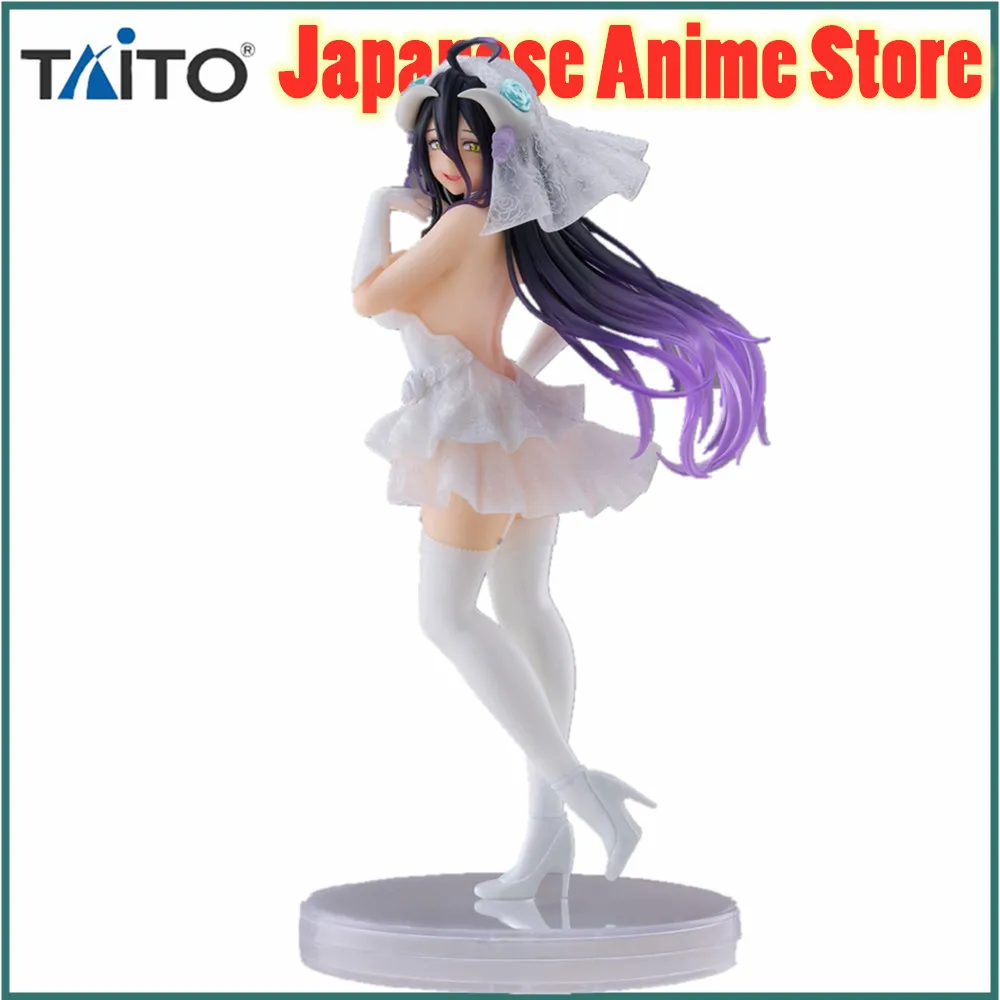 

Original Anime Figure Bandai Taito Albedo Coreful Overlord Action Figurine PVC Toys Collector Model Doll 18cm