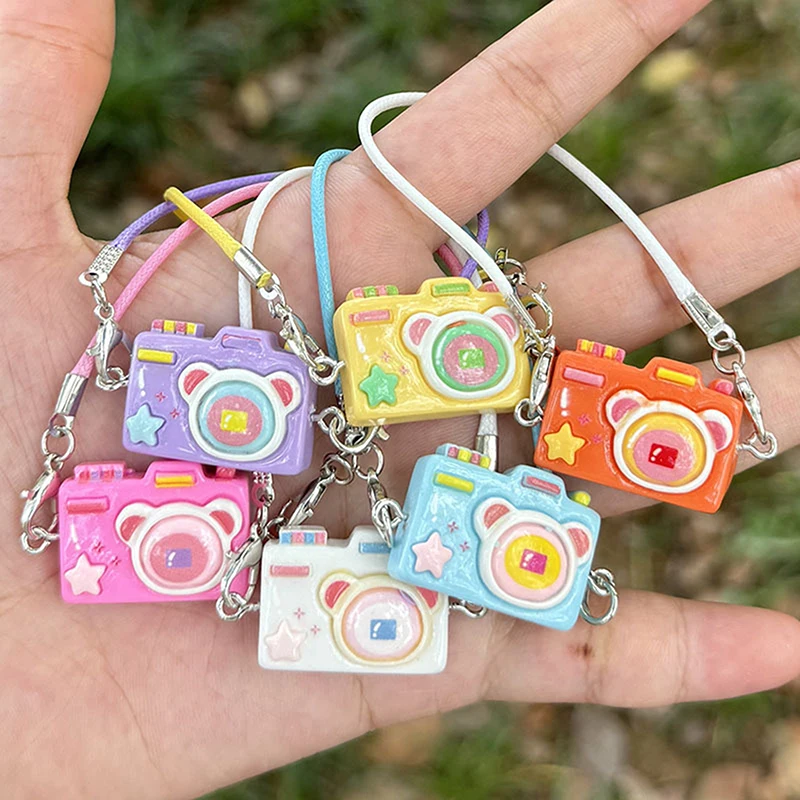 

Creative Mini Camera Model Pendant Cute Plush Doll Dress Up Charms For Doll Hanging Neck Decoration Accessories