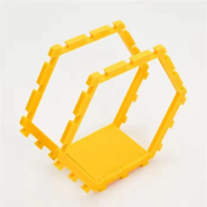 3PCS New Hexagonal Toy Showcase Stand Splicing Honeycomb Storage Rack DIY Toy Storage Tool-Y47A