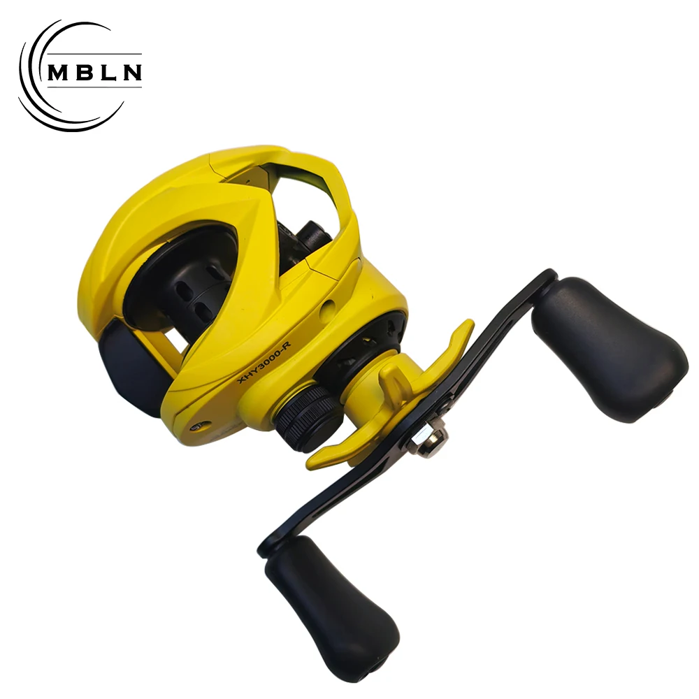 Carrete Baitcasting de aluminio – Bobina poco profunda, alto ratio - imagen 2