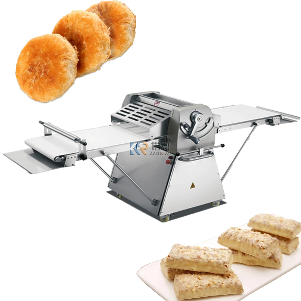 Dough Sheeter Semi Automatic Pastry Machine Bench Dough Sheeter Puff Pastry Shortening Machine Automatic Croissants