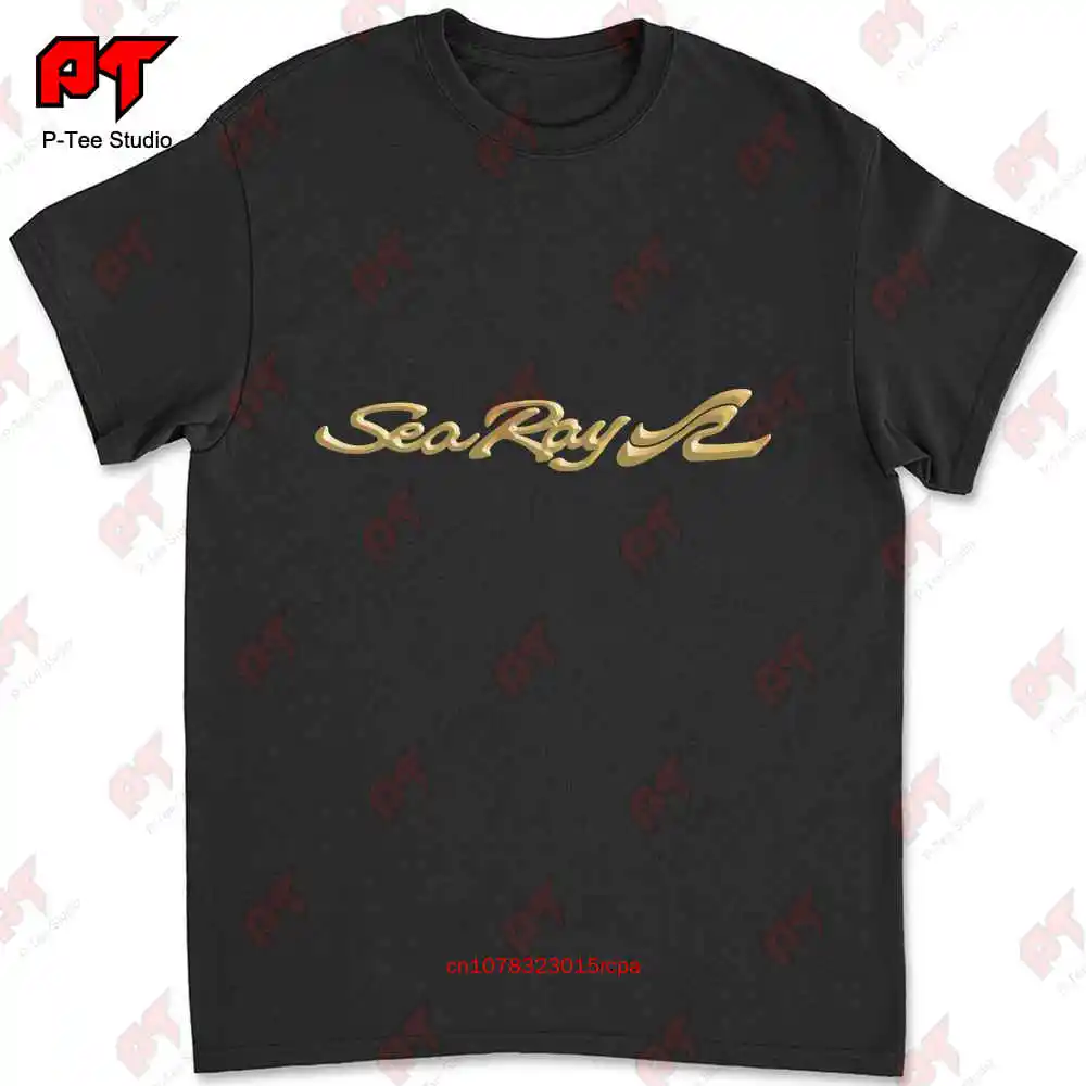 Searay Logo Power Boats Yacht Men'S Black T Shirt Size S M L Xl 2Xl New U36F