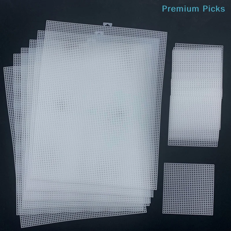 portablePlastic Sheets 14Count Plastic Mesh Fabric Plastic Cross  Canvas Eye Mesh For Embroidery DIY Handicraft Knit