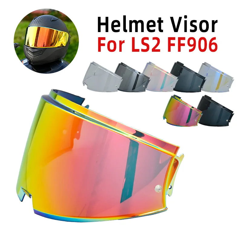 Visors for LS2 FF906 Helmet Replacement lens for LS2 ADVANT flip UP helmet sunscreen Motorcycle Accessories shield for LS2 ff906