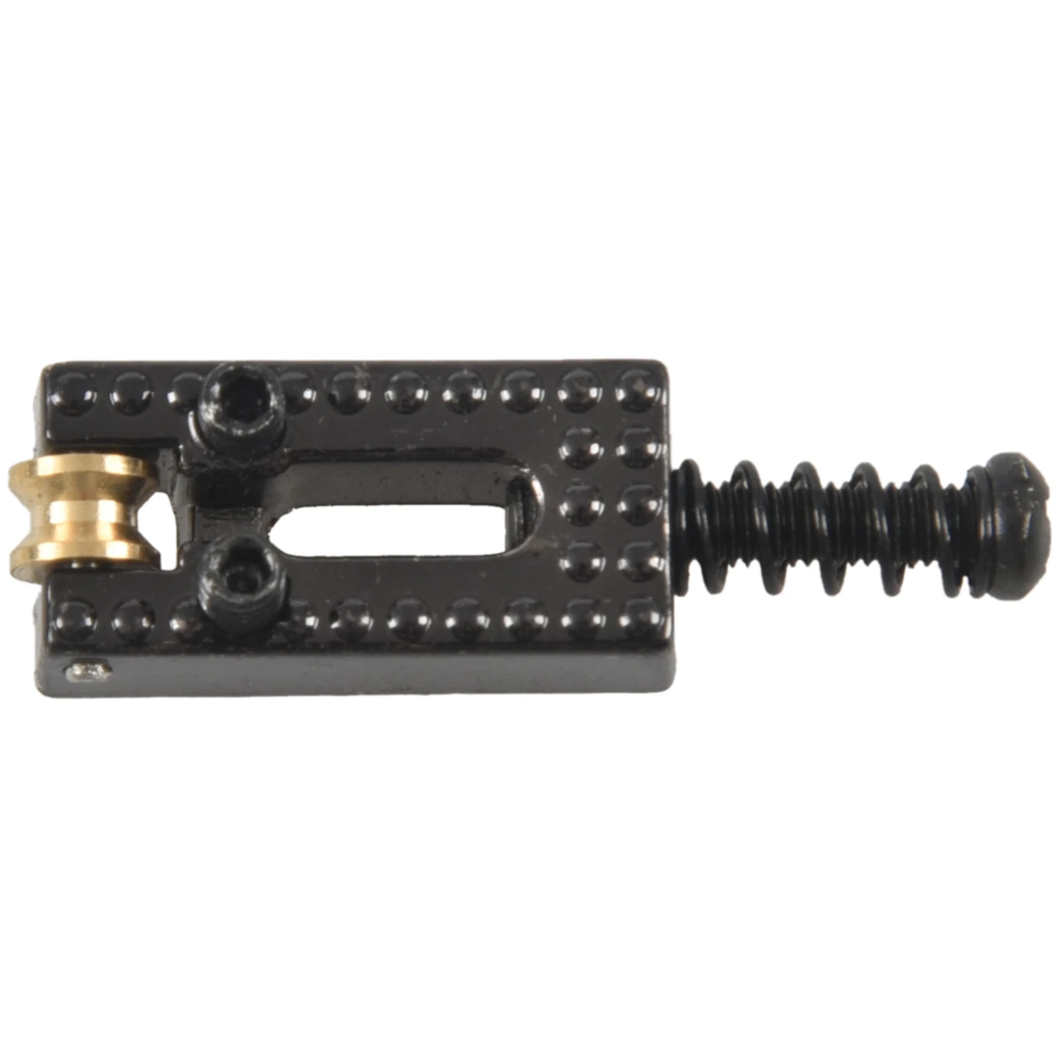 M05K 6 Roller Bridge Tremolo Saddles With Wrench For Fender Strat Tele Electric Guitar Black