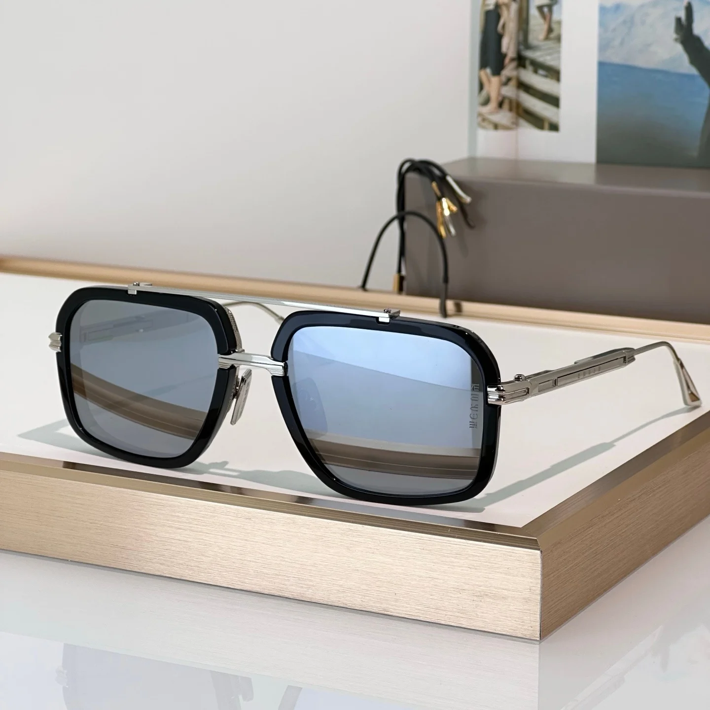 

ADITA EPLX13 Top Quality Sunglasses for Men and Women Punk EPILUXURY 13 DES013 58-18 Luxury Acetate Titanium Designer Sunglasses