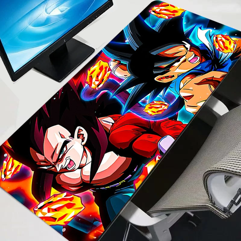 Computer Varmilo Tastatur Mauspad Dragon Ball Vegeta Goku Anime Gaming Zubehör Tisch Teppich Gamer Teppich Schreibtisch Matte Mousepad