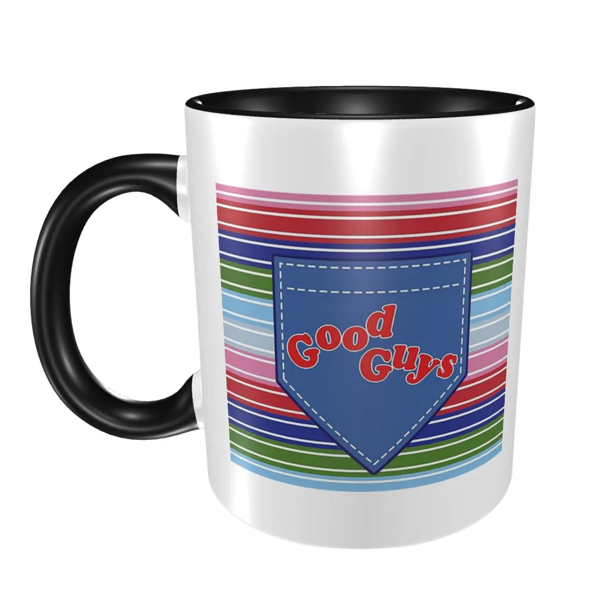 Hi Wanna Play Chucky From Child's Play Mug Funny Ceramic Coffee Cups Tea Mugs Milk Cup Drinkware Gift for Friends