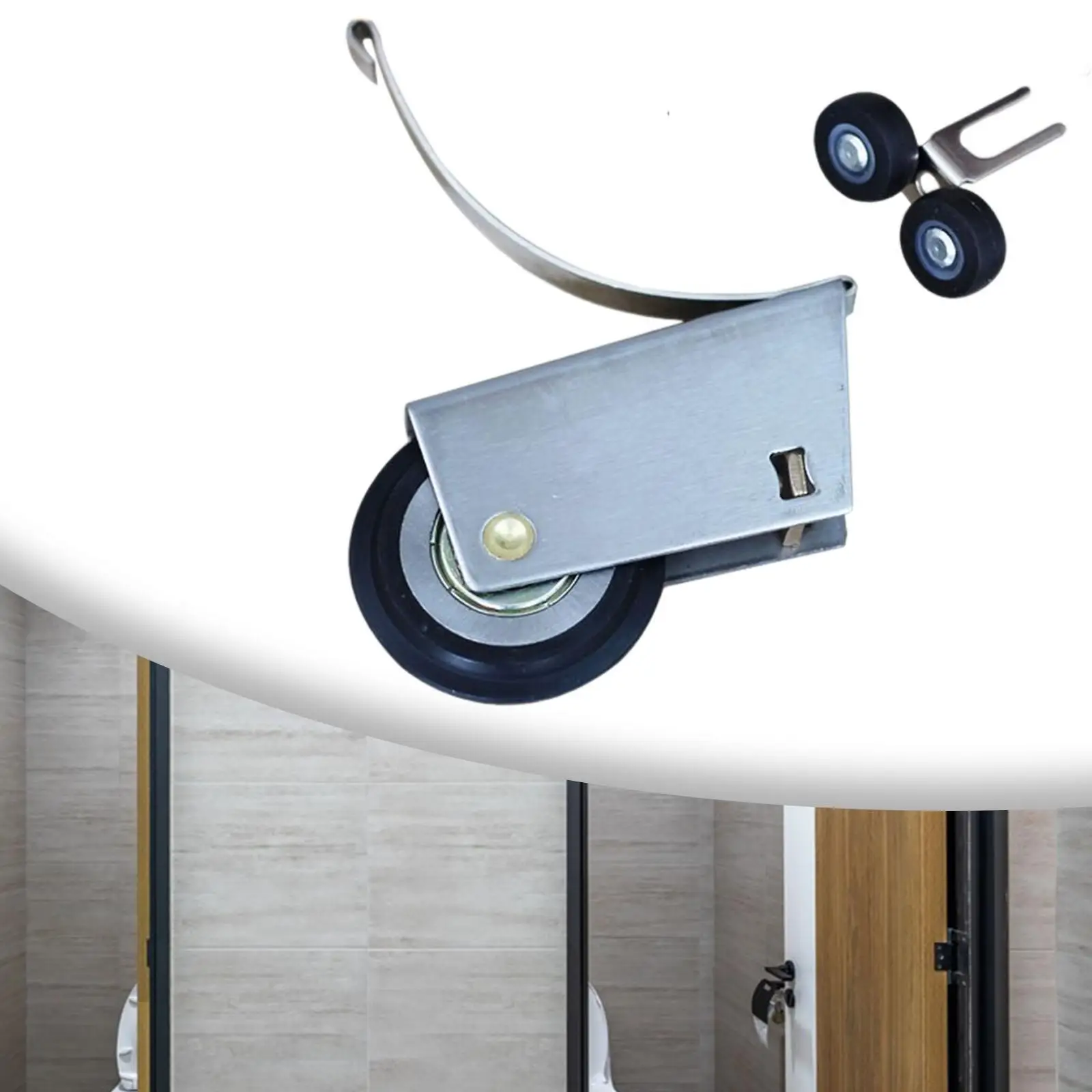 

Аксессуары для подшипниковых дверей, гусеничный шкив, бесшумное гусеничное колесо шкафа, 2 шт.