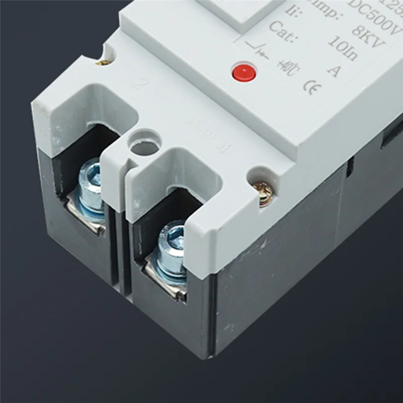 

AA01-2P DC 500V DC литой корпус на солнечной батарее, автоматический выключатель, защита от перегрузки для солнечной фотоэлектрической фотоэлектрической фотоэлектрической пленки