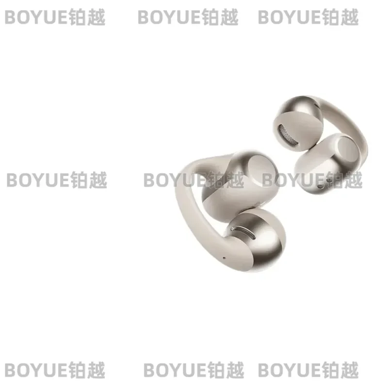 Open Ear Clip Bluetooth Headphones Wireless Bone Conduction Style Titanium Ring E310 Earbuds Sports Running Noise Cancelling