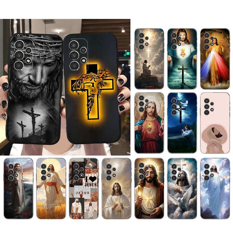 Jesus Christ Phone Case For Samsung Galaxy A52S A21S A33 A23 A35 A55 A14 A32 A52 A53 A54 A51 A71 A15