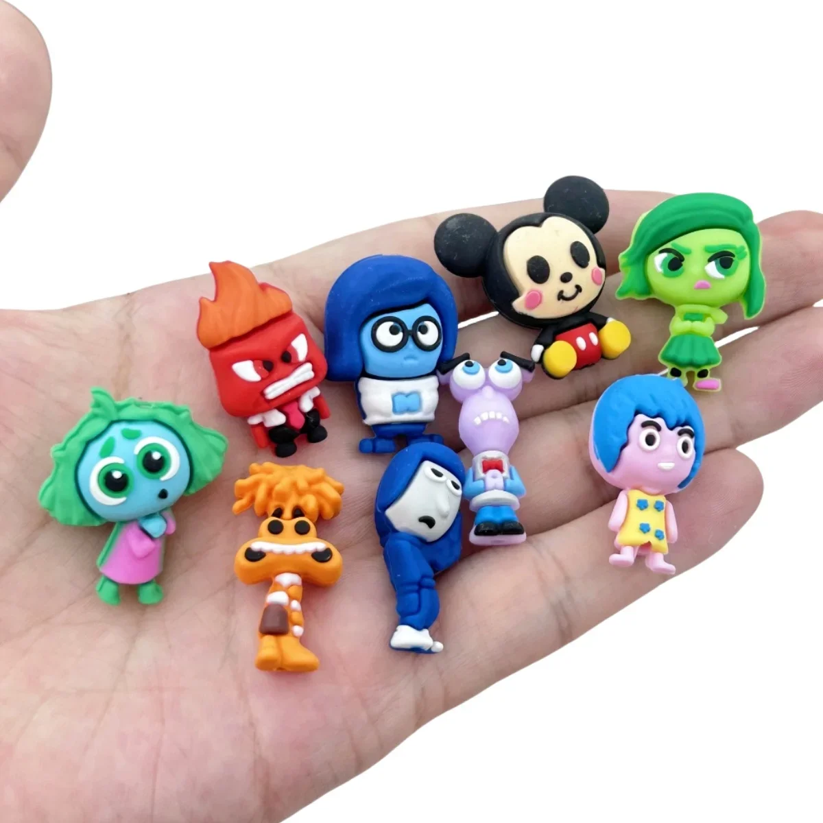 10PC DIY 3D Cartoon Silicone Beads Nipple Chain Bead Pen Beads  Jewelry Accessories Focal Beads Food Grade Silicon To Baby toys