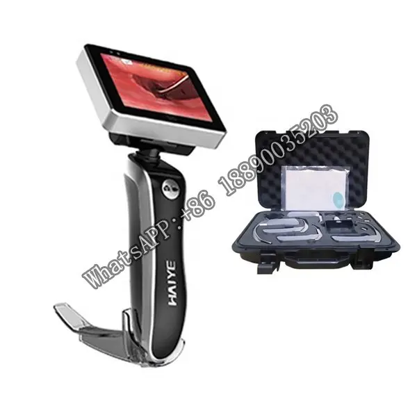 

ISO13485 certificated video laryngoscope with disposable blades for difficult airway