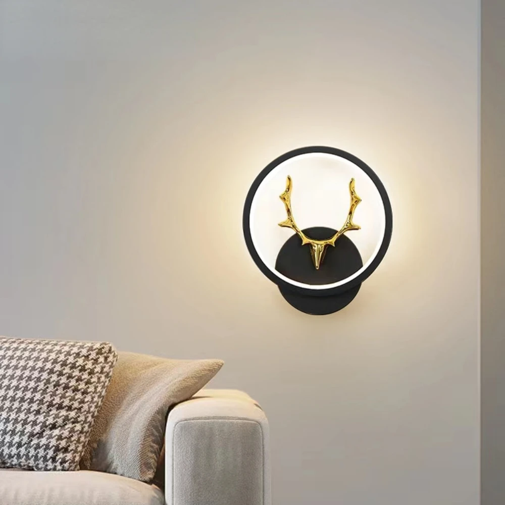 Kreative Wand leuchte Innen Nachttisch Wand leuchte einfache Kunst Design Wand leuchte unregelmäßige Grafik Luxus moderne Schlafzimmer Nachttisch lampe