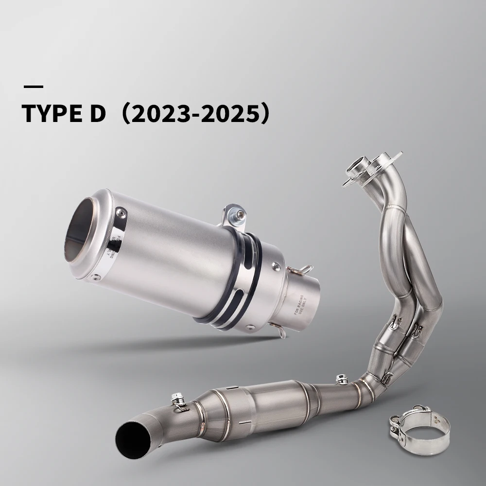 

Full Exhaust System Muffler Sensor Front Middle Connection Link Pipe For ER6N Versys 650 Z650 Ninja 650 2023 to 2025years