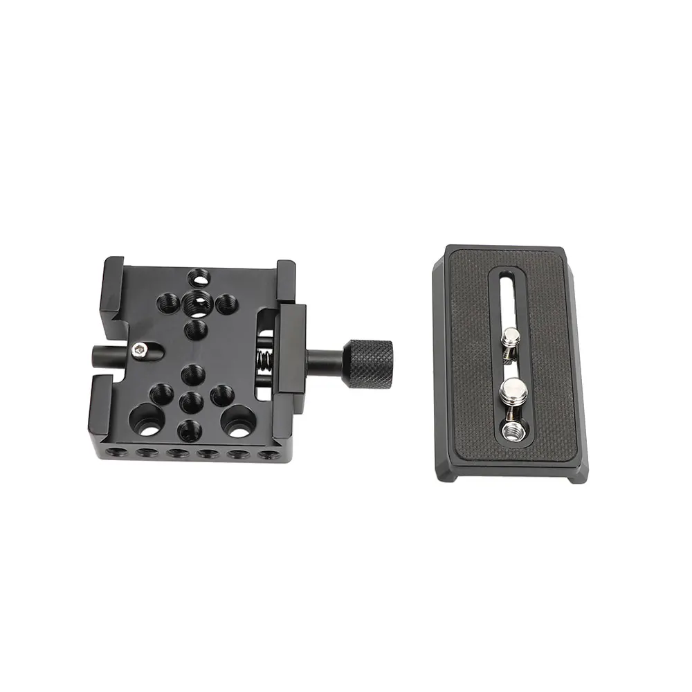 Kimrig อะแดปเตอร์แบบหนีบสำหรับ Manfrotto 577 501 500AH 701HDV ชุดขาตั้งกล้อง DSLR Q5