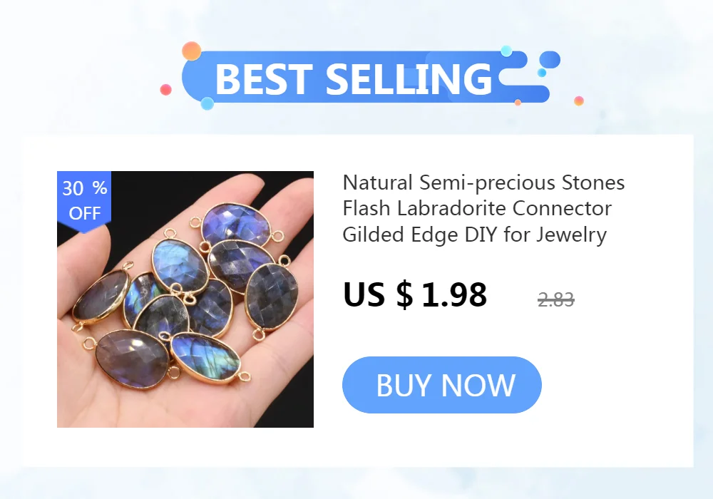 1pc Lapis Lazuli Natural Stone Round Gold-plated Gilt Pendant Craft Jewelry MakingDIY Necklace Earring Accessory Gift Party
