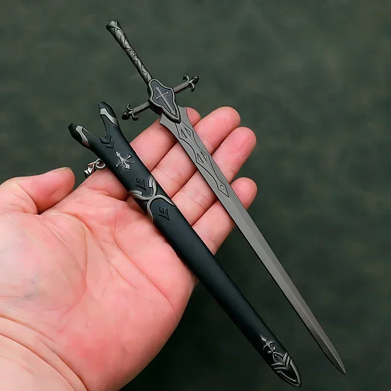 22Cm Lot/Verblijf Nacht Wapen Siegfried Balmunk Dargon Slayer Sabel Anime Metalen Katana Wapen Model Geschenken Perifeer Jongens Speelgoed