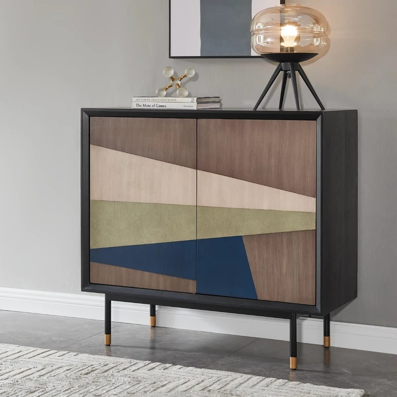 

Living room locker home decoration solid wood shoe cabinet high-end side cabinet dining side cabinet