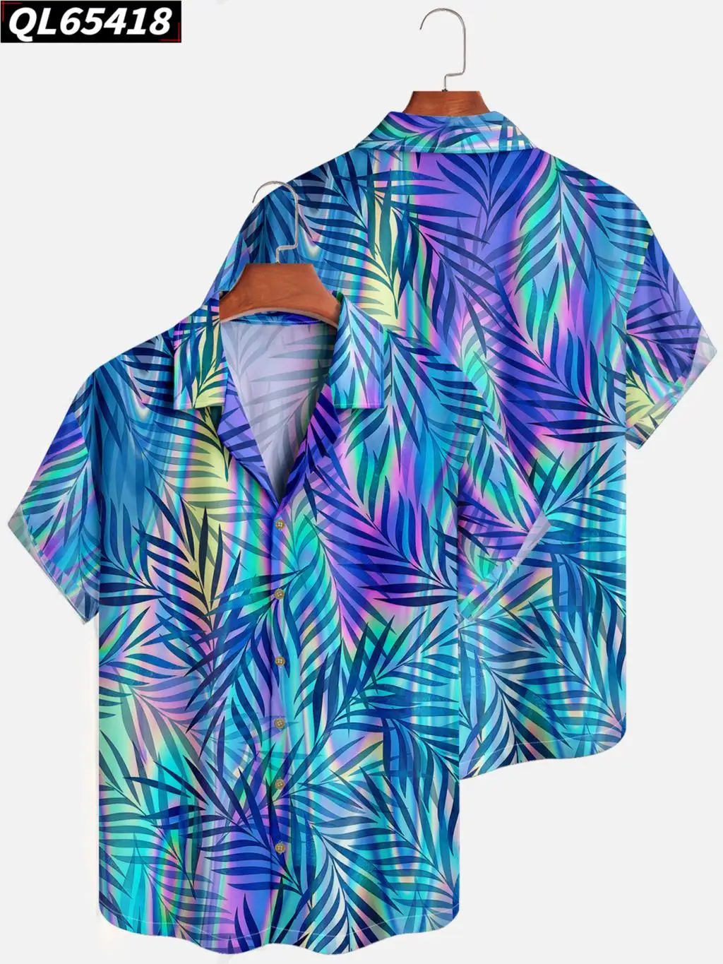 

Hawaiian Shirt Man Summer Short Sleeve Button Tops High Quality 3D Plants Shirts for Men Casual Streetwear Luxury Shirts T-shirt