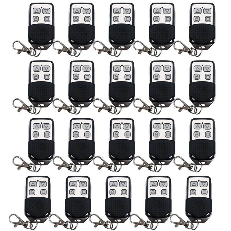 

20X 4 Button Electric Garage Door Opener Wireless Remote Control 433MHZ Igniter Wireless Radio Frequency Remote Control