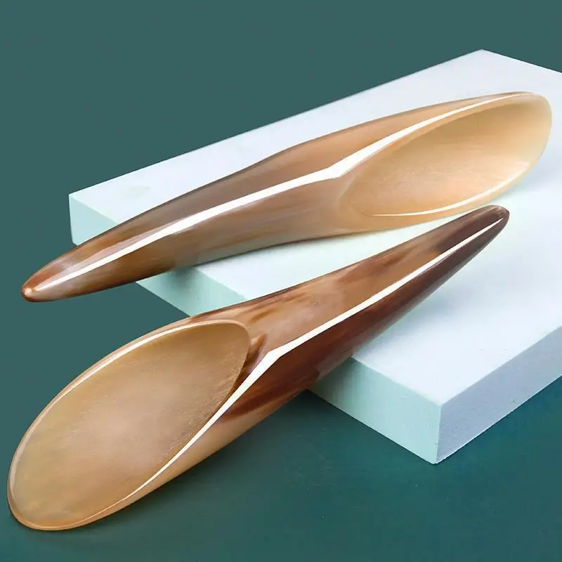 Manufacturer wholesale yak horn tube large size gua sha tube gua sha board face face beauty cervical spine back leg body