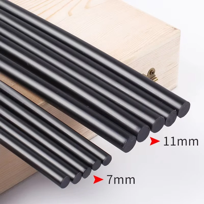 Black Hot Melt Glue Sticks for Electric Glue Gun Craft Album Alloy Accessories Car Dent Paintless Sealing Removal Repair Strips