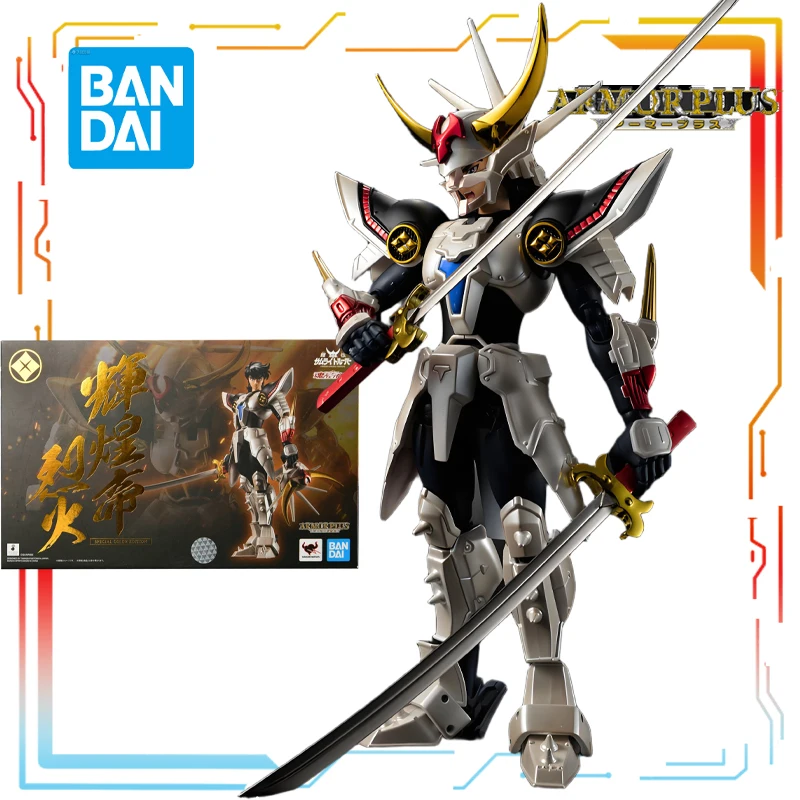 Entrega direta em estoque bandai original armadura plus série móvel ronin guerreiros anime figura modelo brinquedos modelo presentes para meninos