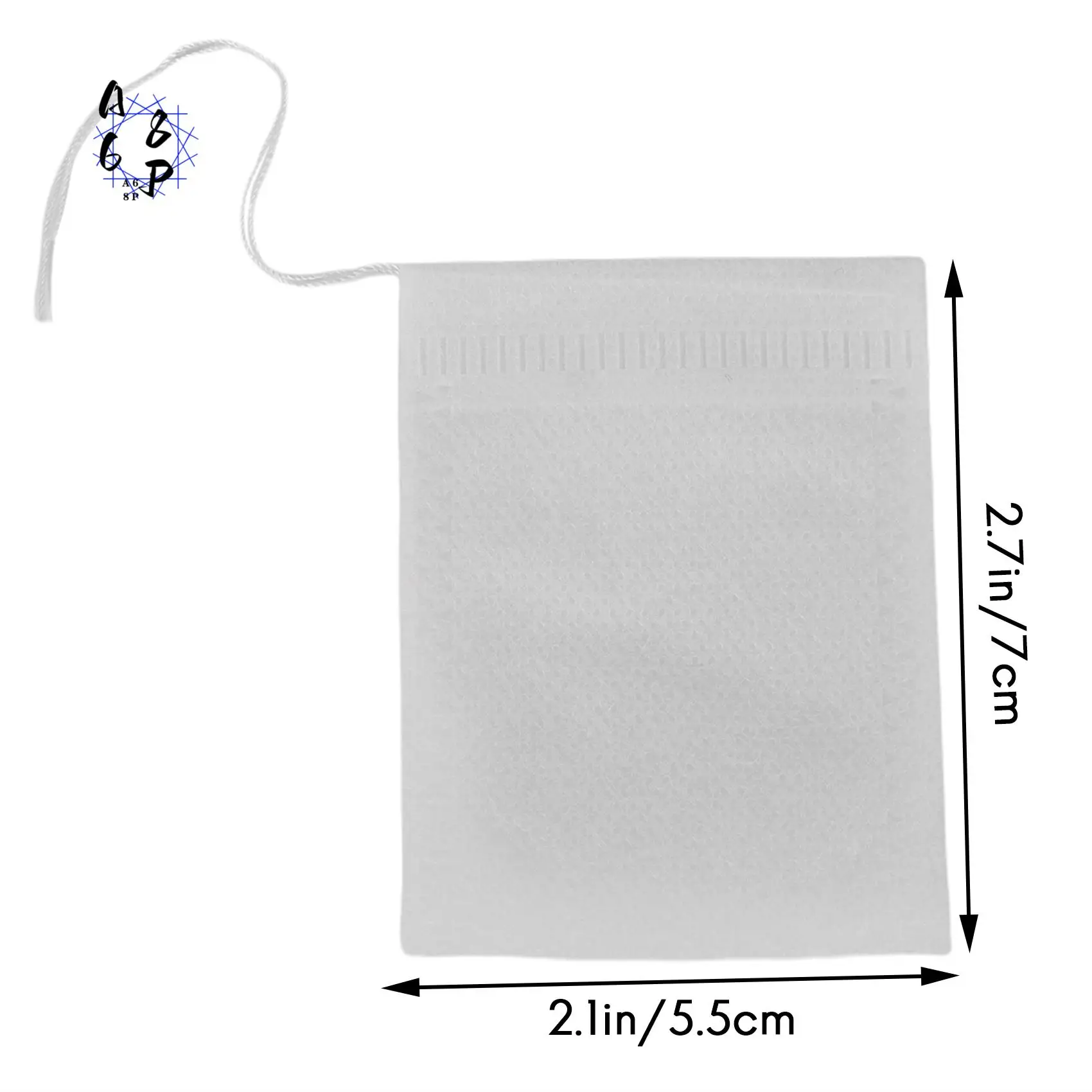 A68P-500Pcs bolsitas de té de cuerda de papel sellado térmico bolsa de té suelta organizador herramientas bolsas de almacenamiento