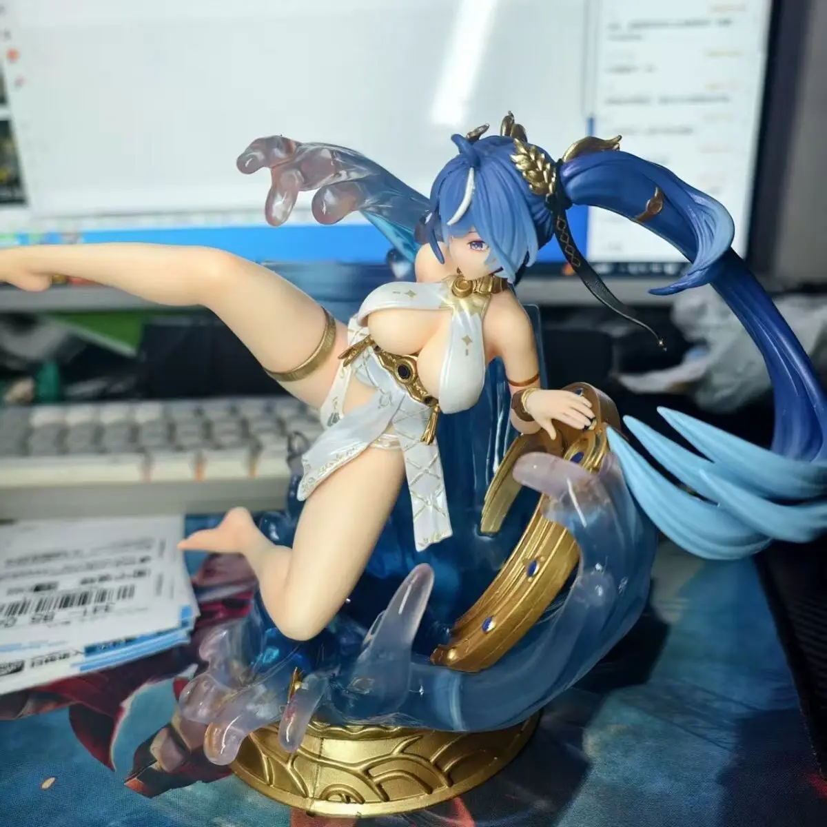 Wuthering Waves Anime Figure Iuno Pretty Girl Pvc Collectible Model Desktop Decoration Pc Ornament Statue For Adult Collectors
