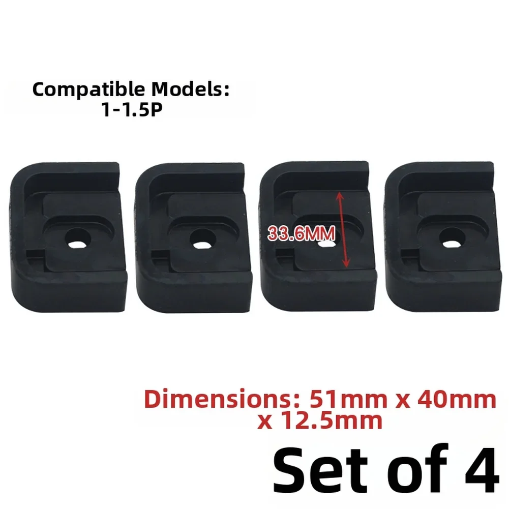 Air Conditioner Condenser Vibration Isolation Pads 4 PCS Rubber Based Design for Consistent Damping Performance Under Load