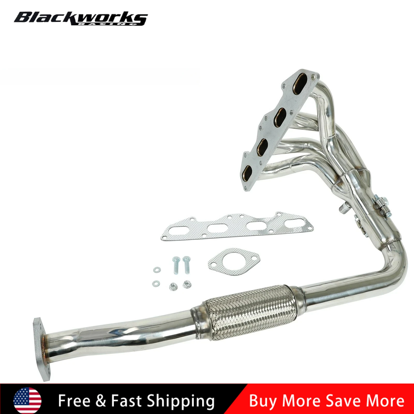 

Stainless Auto Exhaust Headers for 1995-1999 Mitsubishi Eclipse 2.0L for Engine 2.0L 420A Non Turbo for Eagle Talon 1995-1999