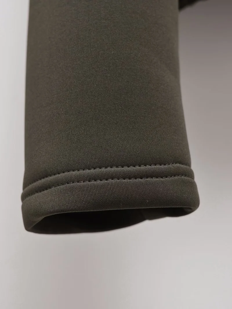 ETJ 2025 Damen Herbst- und Winter-Freizeitjacke, Kurze Sportjacke für Outdoor-Aktivitäten, Leichte, Warme, Gesteppte Jacke mit Kontrastärmeln – Detail 17