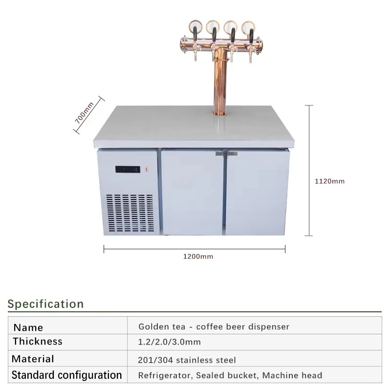High Quality Custom Beer Draft Machine 316L Stainless Steel Stable Performance Low Waste Durable Design Professional