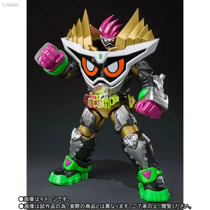 Em estoque original bandai s.h. figuarts kamen rider ex-aid máximo gamer nível 99 anime figura de ação modelo brinquedos presentes colecionáveis