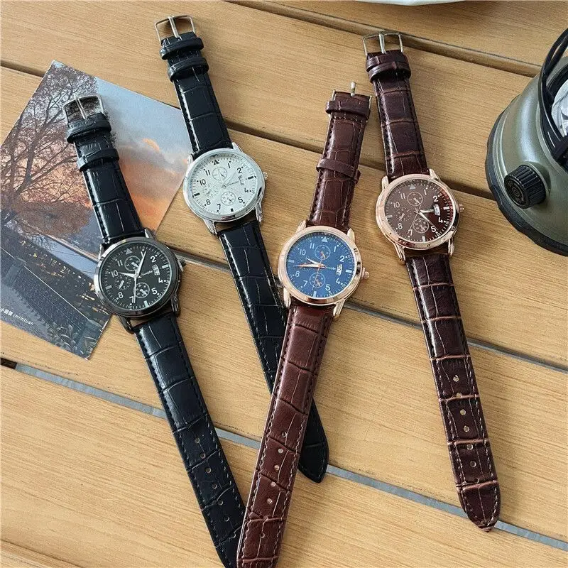 Small niche design watch men's watch high aesthetics simple teenage adult retro belt quartz watch