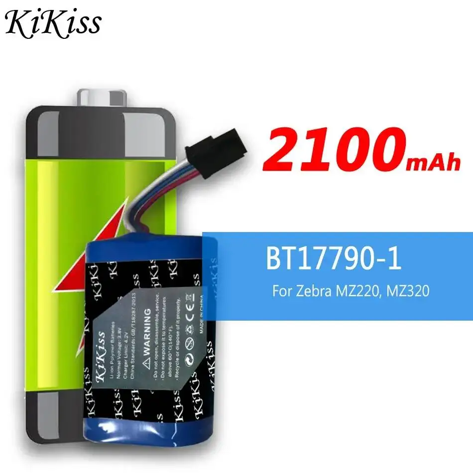 

Аккумулятор для сканера штрих-кодов Zebra MZ220/MZ320, 2100 мАч, BT17790-1/BT17790-2, долговечный, легкий