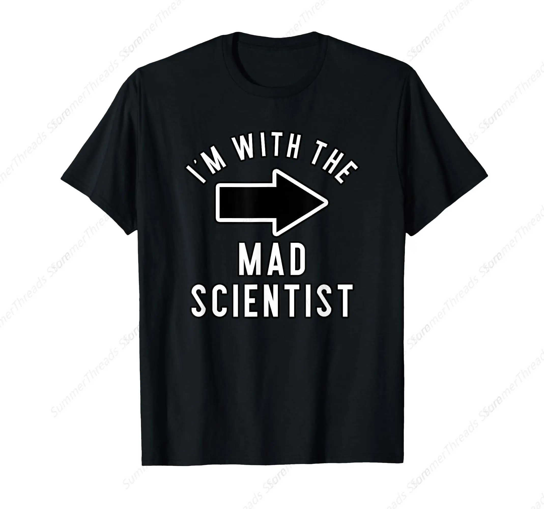 Couples Halloween Costume Shirts I'm With The Mad Scientist T-Shirt