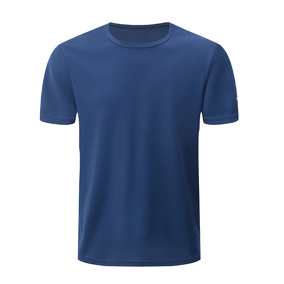 2/4/6-teiliges Four Seasons Herren-T-Shirt in einfarbiger Farbe mit Rundhalsausschnitt und kurzen Ärmeln und bedruckten Bündchen, Jugend-Sport- und Freizeitmode-T-Shirt – Detail 3
