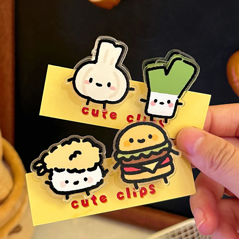 

Новинка, 1 пара, милые INS, анимированные фрукты, мультяшные украшения, подарочный уплотнительный зажим, зажим для заметок, зажим из полипропилена для студентов, офисные аксессуары