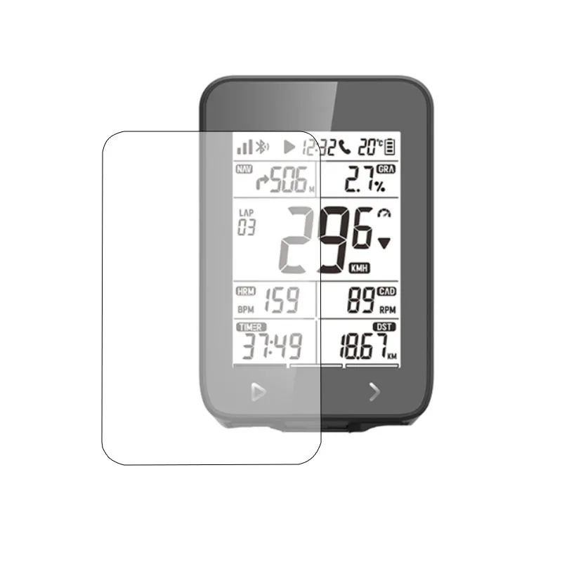 3Pcs Clear Screen Protector ป้องกันฟิล์มสำหรับ IGPSPORT IGS 320 IGS320 GPS จักรยานจักรยานจักรยานคอมพิวเตอร์อุปกรณ์เสริม
