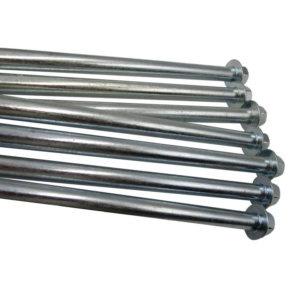 بولت M8 * 215 مسدس شفة إطالة المسمار مولد الذيل غطاء قوس ربط رمح قضيب 8 مللي متر #5