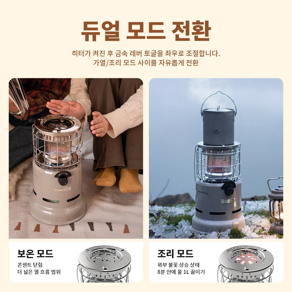 Naturehike Winter Camping Stoves Outdoor Multi-function Heater Portable Cookware High Power Gas Burners Warm Camping Equipment